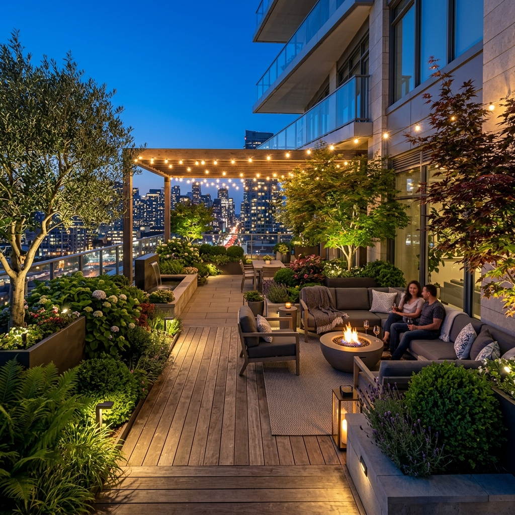 Terrace landscaping